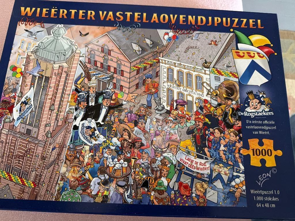 Wieërter Vasteloavundjpuzzel 1000 stukjes, Ophalen, 500 t/m 1500 stukjes, Zo goed als nieuw, Legpuzzel