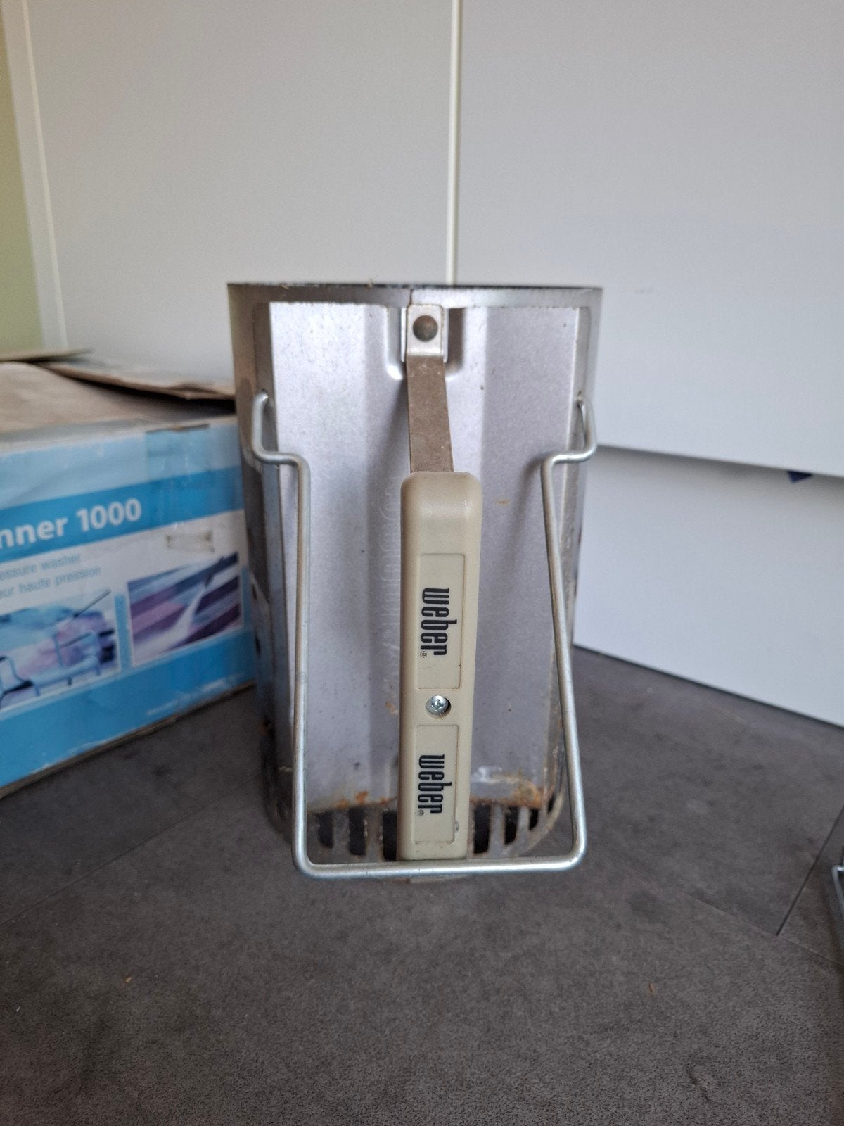 Weber Brikettenstarter - Snel en Eenvoudig BBQ Aanmaken, Ophalen of Verzenden, Gebruikt, Weber