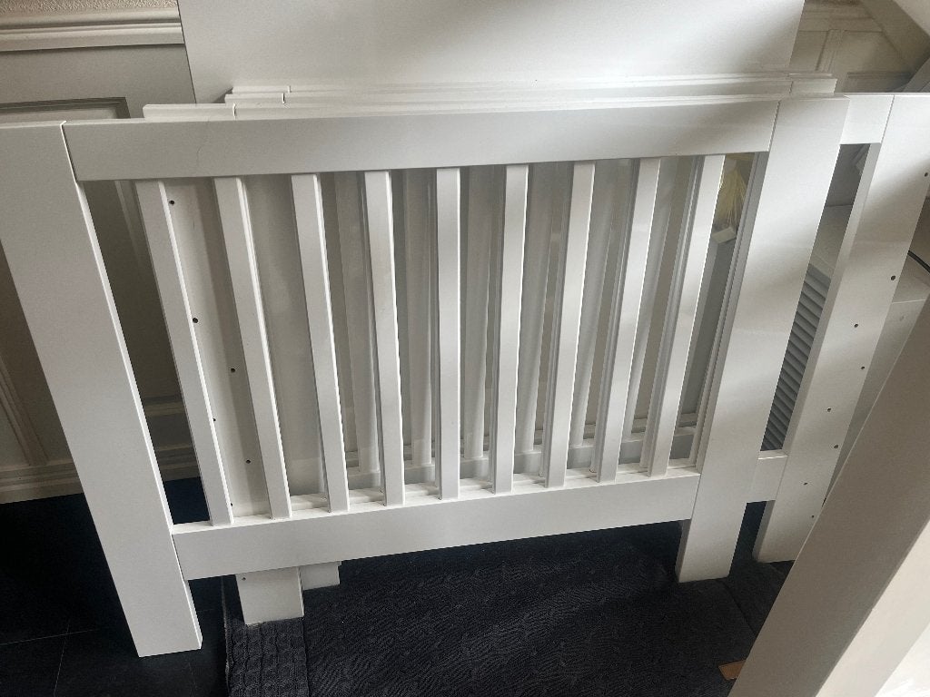 Box kidsmill hoogglans wit, Kinderen en Baby's, Boxen, Ophalen, Zo goed als nieuw, In hoogte verstelbaar