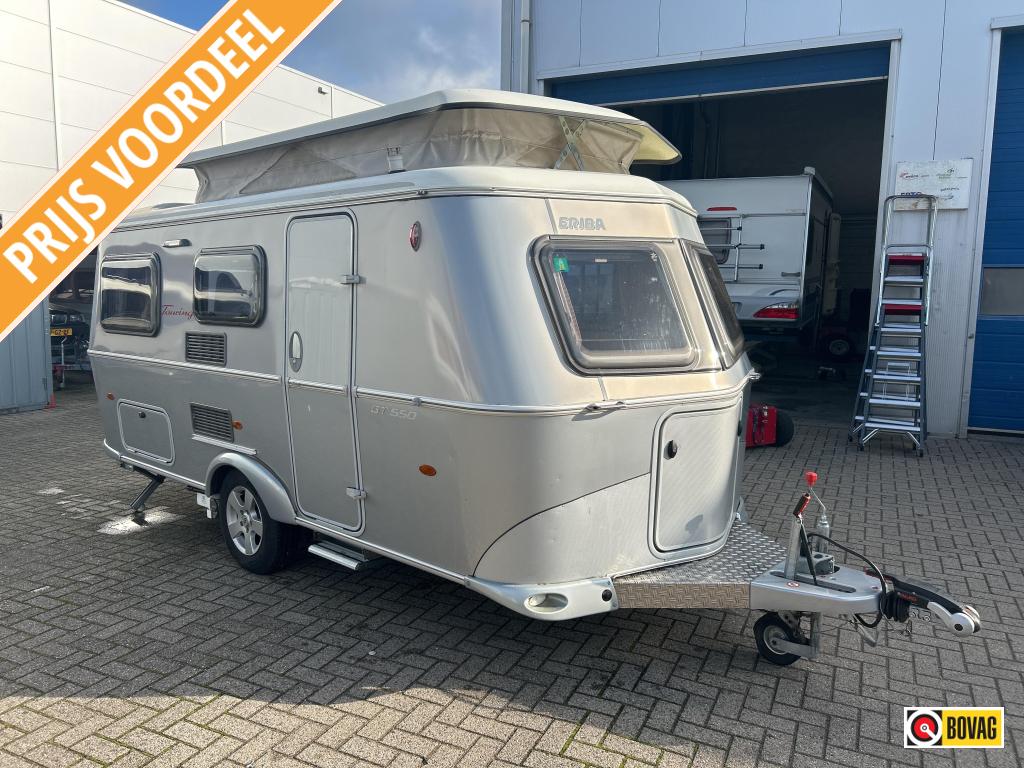 Eriba Touring Troll GT 550 2017 - VOLAUTOMATISCHE MOVER, Caravans en Kamperen, Caravans, Bedrijf, Tot en met 3, 5 tot 6 meter