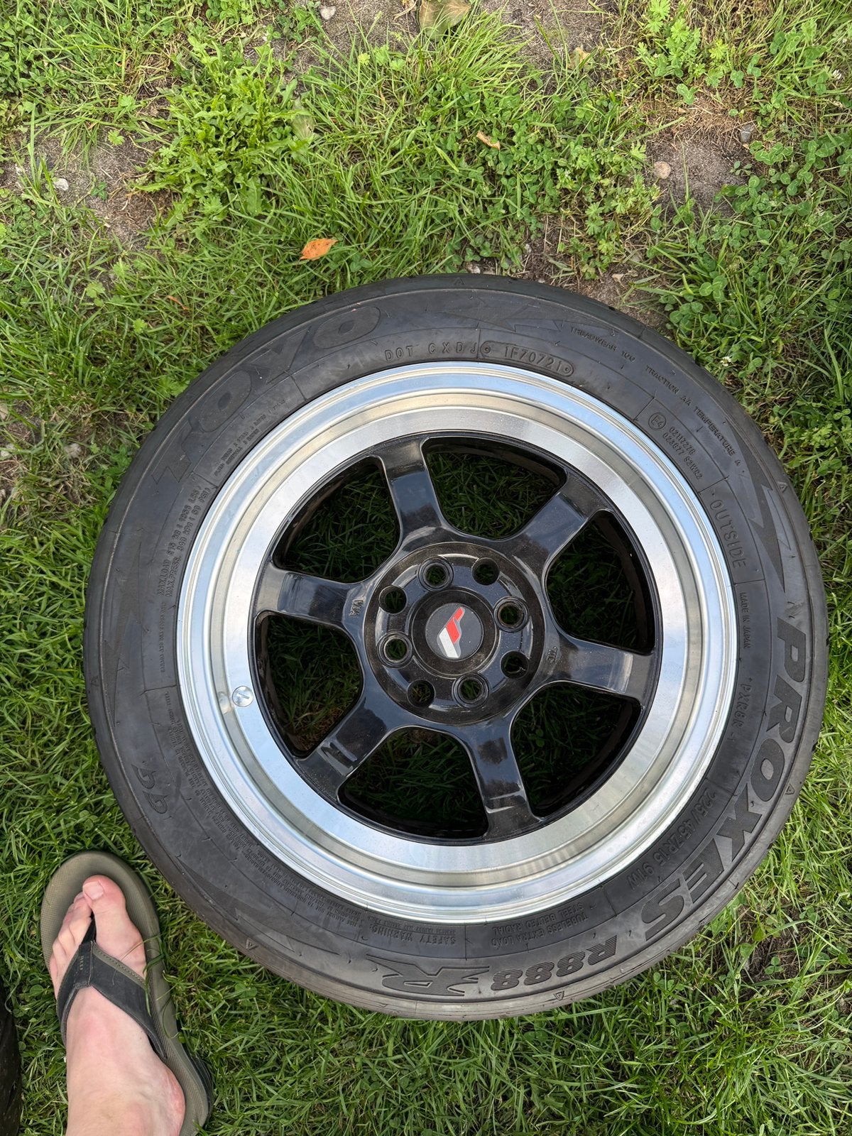Nieuwe JR12 velgen 4x100 15 inch met Toyo R888-R banden, Auto-onderdelen, Banden en Velgen, Ophalen, 15 inch, Banden en Velgen