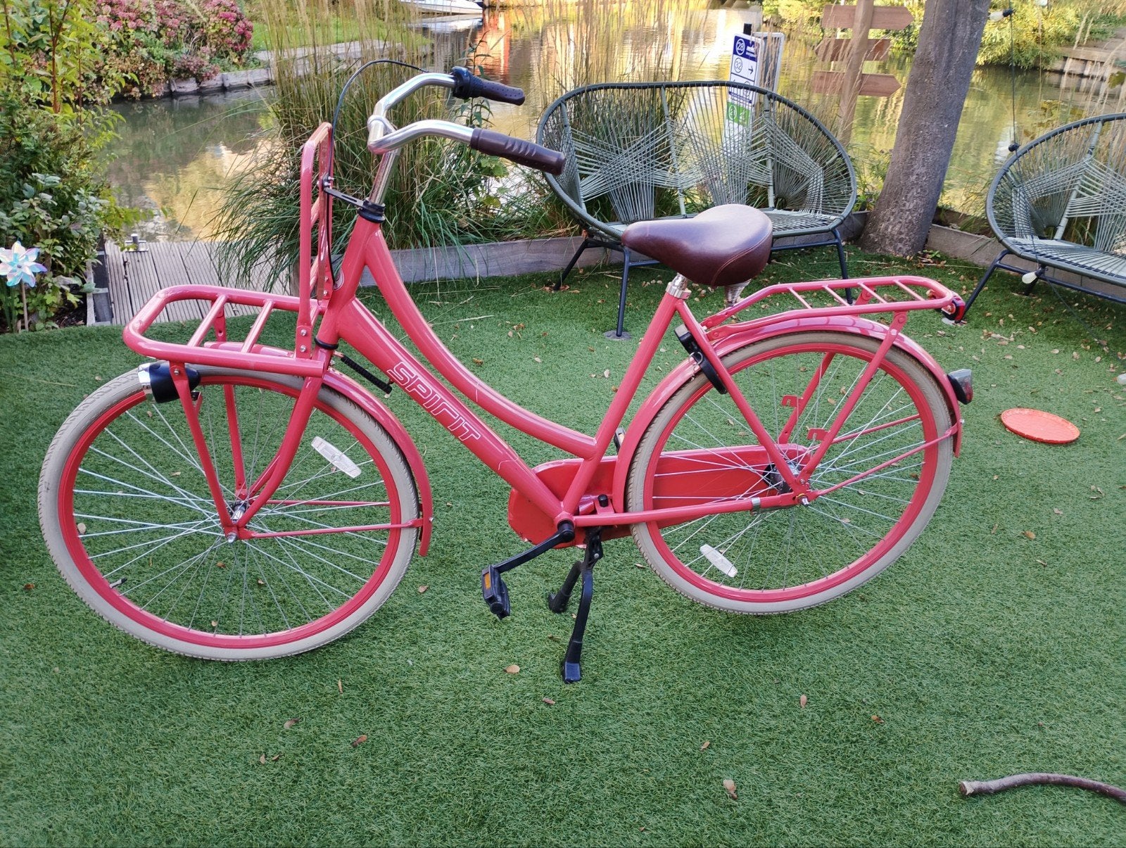Meiden fiets 28" Spirit, Terugtraprem, Versnellingen, Ophalen, Overige merken