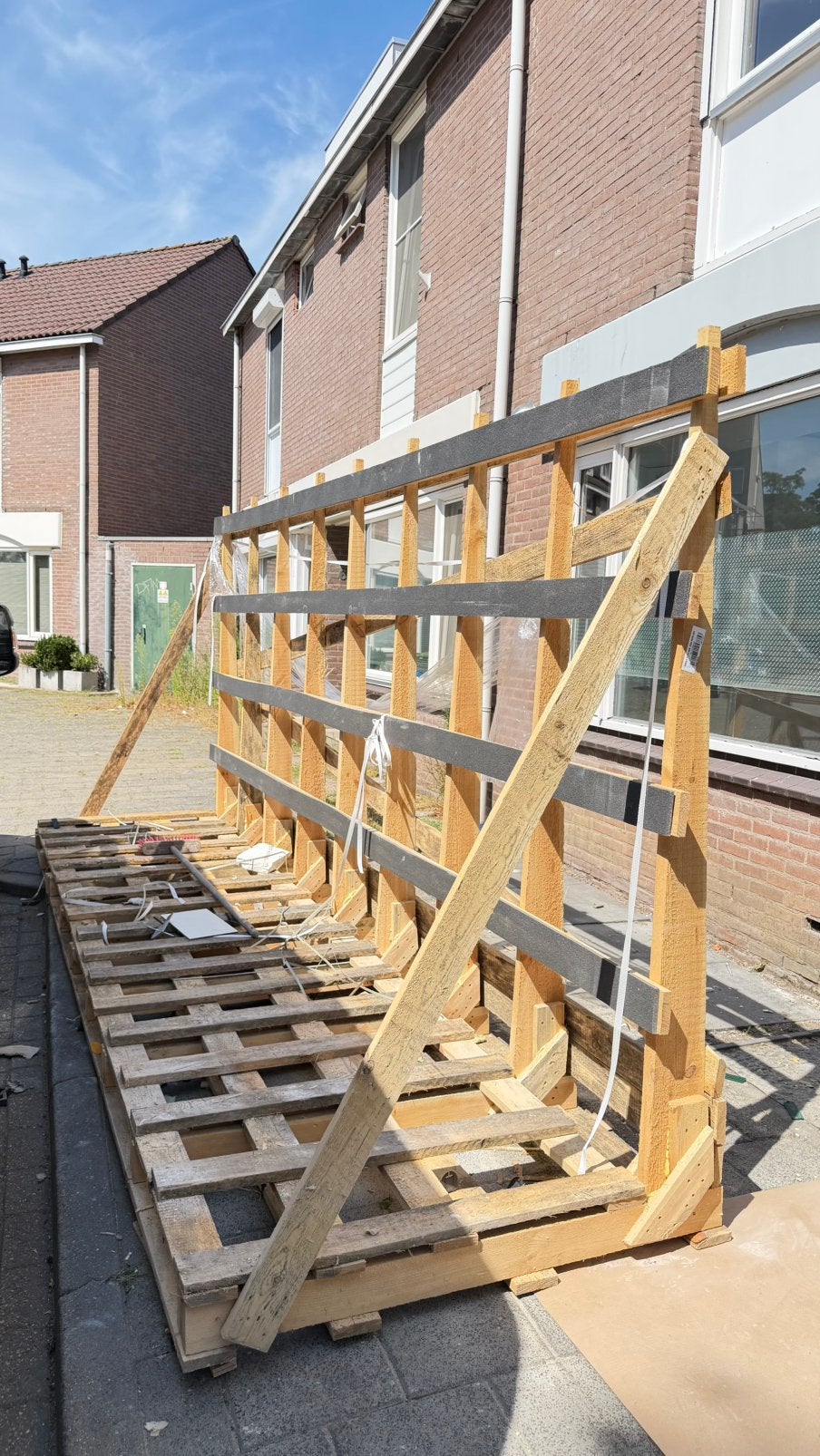 Glasrek - Glastransportbok-Transportframe 5 m en 3m, Ophalen, Zo goed als nieuw, 4 meter of meer