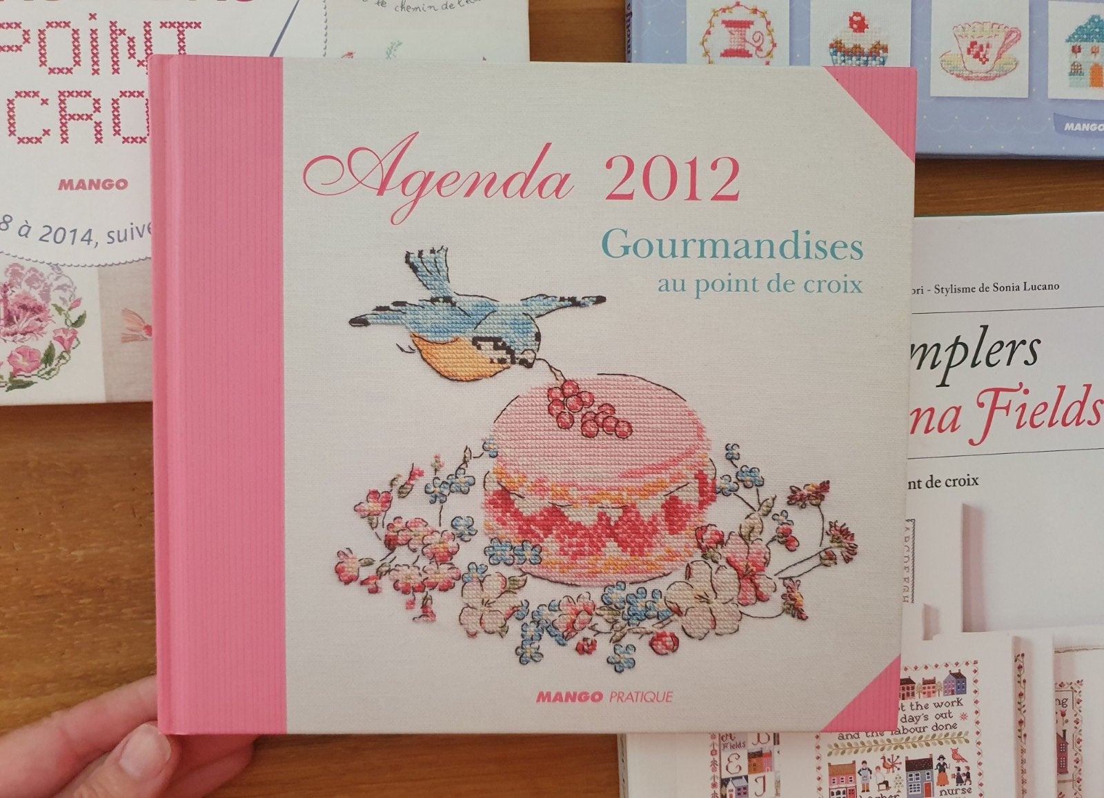 zeldzaam mango agenda 2012 au point de croix, Hobby en Vrije tijd, Borduren en Borduurmachines, Patroon, Handborduren, Verzenden