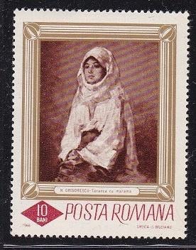 1181 - Roemenië michel 2520 postfris , Schilderij uit de Na, Verzenden, Overige landen, Gestempeld