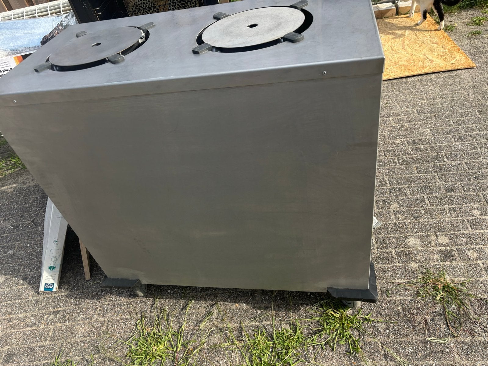 Borden dispenser voor horeca - Mobile Containing, Ophalen, Gebruikt