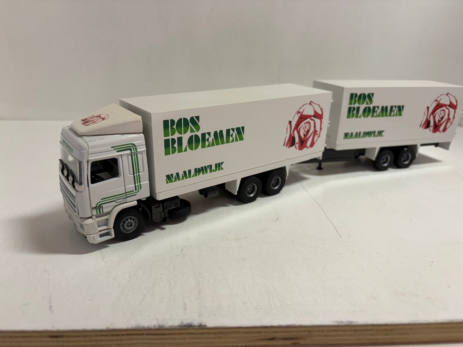 TEKNO DAF 95 BOS BLOEMEN NAALDWIJK, Hobby en Vrije tijd, Modelauto's | 1:50, Ophalen of Verzenden, Gebruikt, Bus of Vrachtwagen