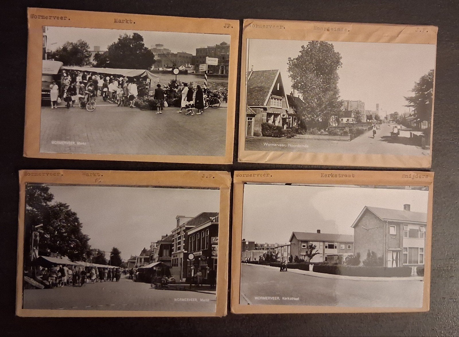 Wormerveer, 10 x glasplaat JosPe. Markt, Oldtimers., Ophalen, 1960 tot 1980, Ongelopen, Noord-Holland