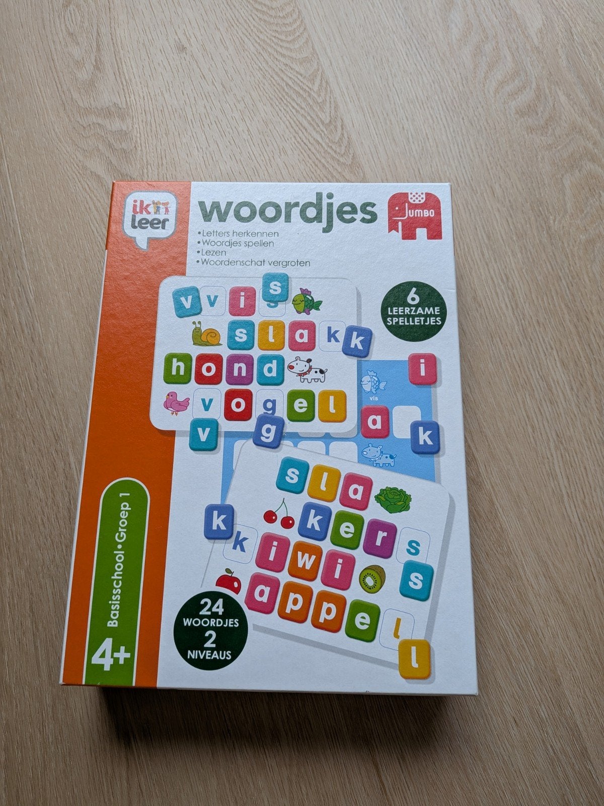 Ik leer woordjes Jumbo - Educatief spel voor kinderen, Ophalen, Zo goed als nieuw, Taal en Lezen