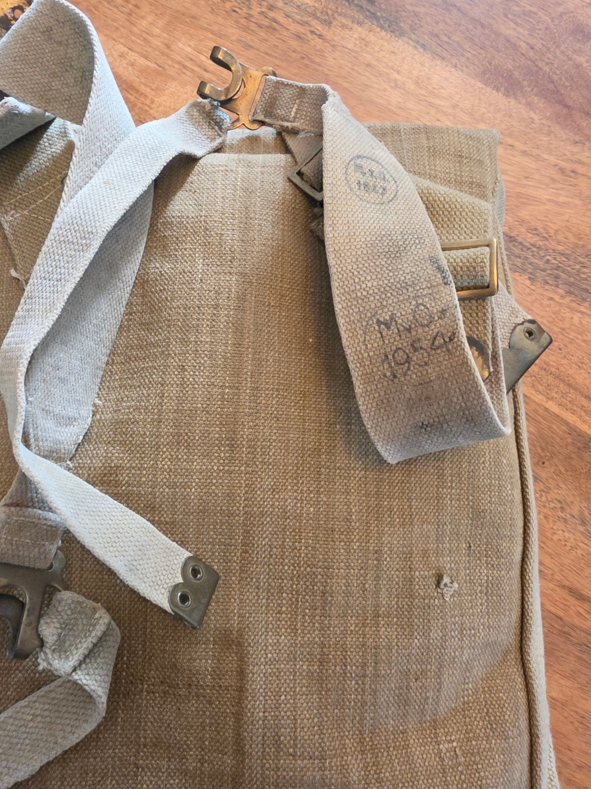 Vintage Leger Rugzak M.O.D. 1954 - Militaria, Verzamelen, Verzenden, Landmacht, Overige gebieden, Kleding of Schoenen