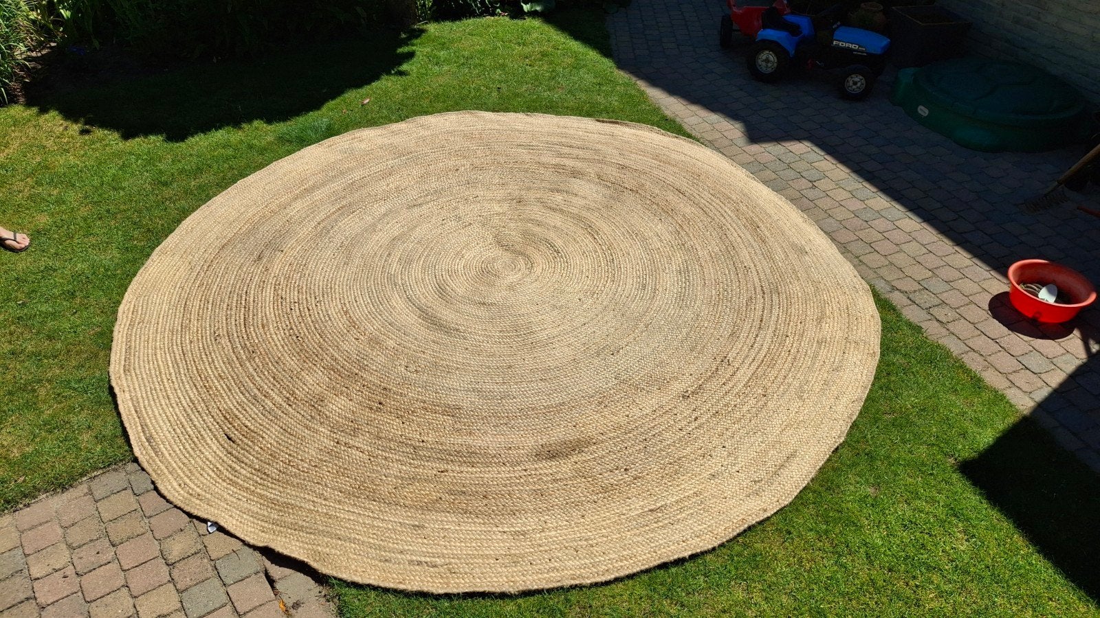 Rond Vloerkleed D=3,5m - La Redoute Interieurs, Ophalen, Gebruikt, Bohemian, Natuurlijk, Scandinavisch, Rond
