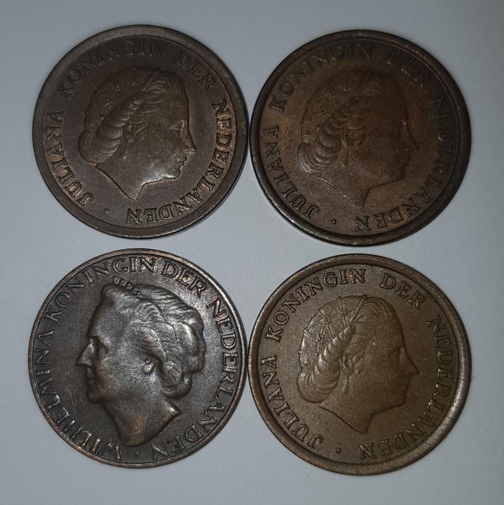 Nederlandse munten Koningin Juliana, Ophalen of Verzenden, Koningin Juliana, 5 cent, Losse munt