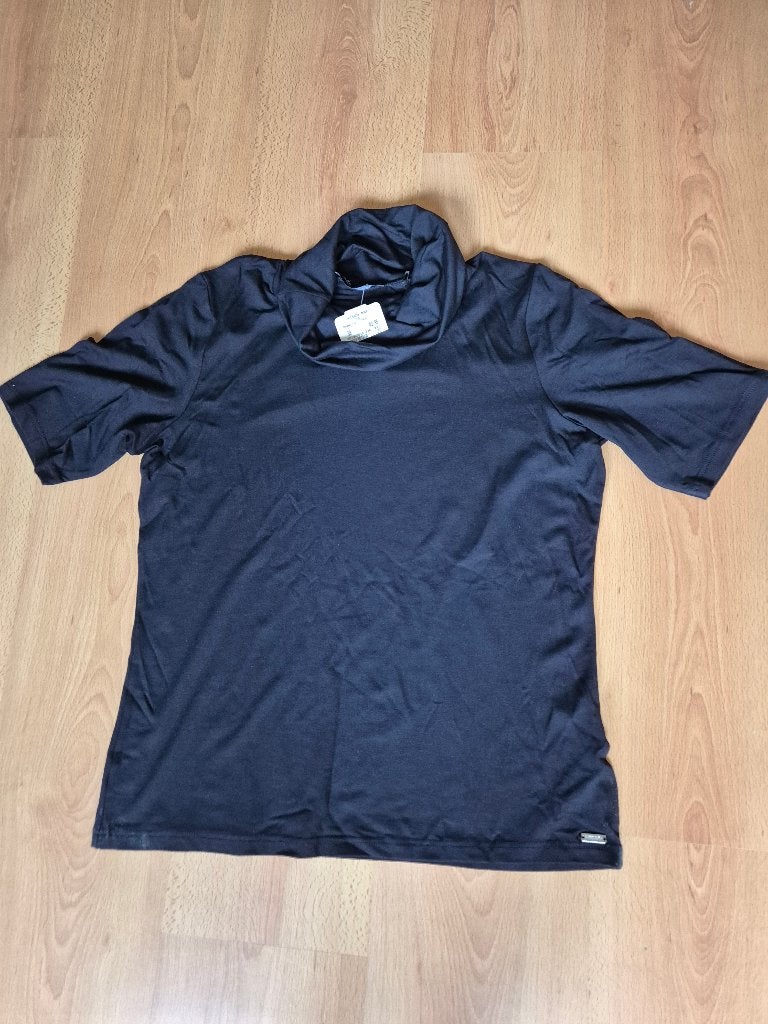 Donkerblauwe top/col Roberto Sarto maat 38 met prijskaartje, Maat 38/40 (M), Blauw, Nieuw, Ophalen of Verzenden