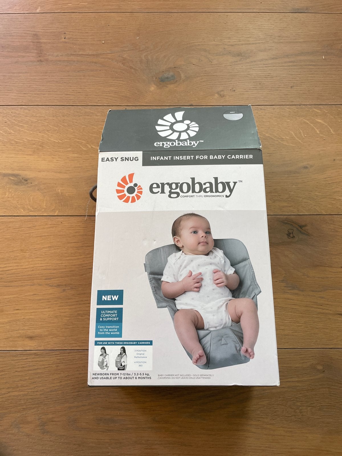 Ergobaby Easy Snug Infant Insert voor draagzak., Overige merken, Overige typen, Nieuw, Ophalen of Verzenden