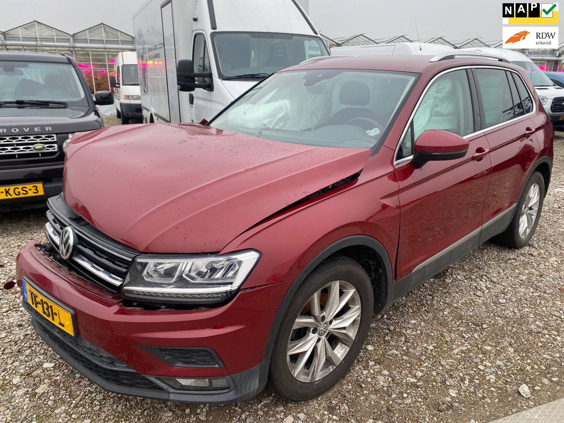 Volkswagen Tiguan 2018 * 1.4 TSI * 123.D KM * VOOR KOP SCHAD, Auto's, Voorwielaandrijving, 125 pk, Gebruikt, Euro 6