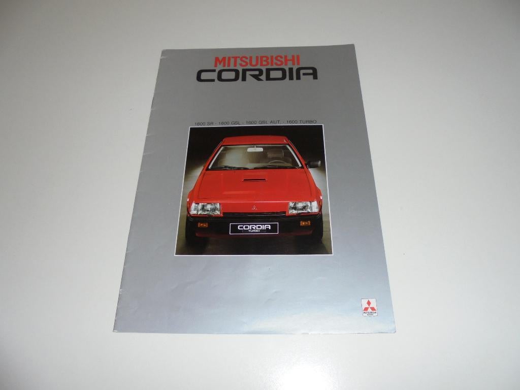 brochure Mitsubishi Cordia  1982, Ophalen of Verzenden, Gelezen, Mitsubishi