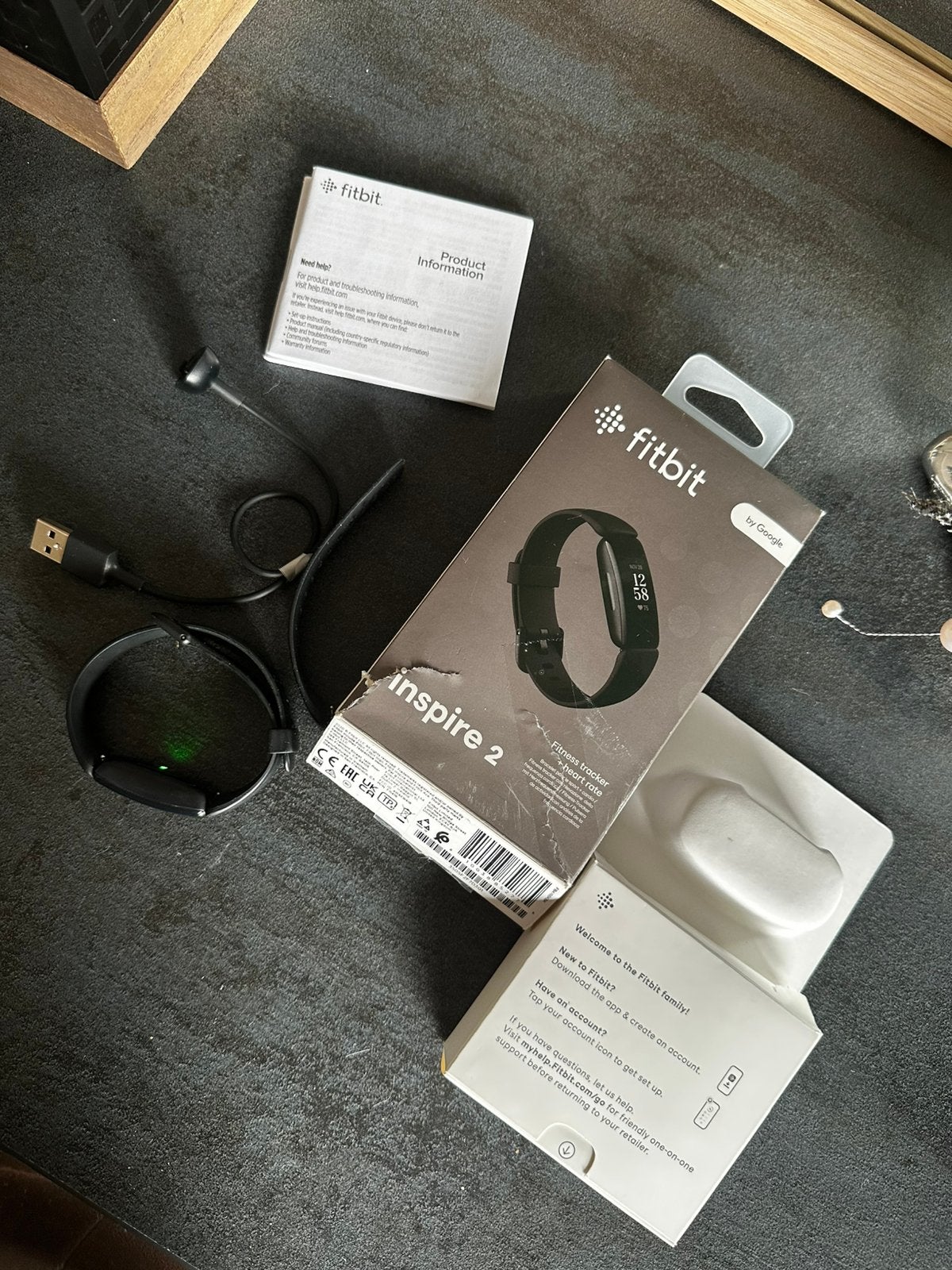 Fitbit inspire 2, Ophalen, Zo goed als nieuw, Zwart, Android