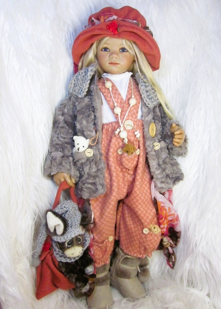 Compleet Outfit met ezel maat 84cm Himstedt Zwergnase poppen, Verzamelen, Poppen, Verzenden, Nieuw, Kleertjes