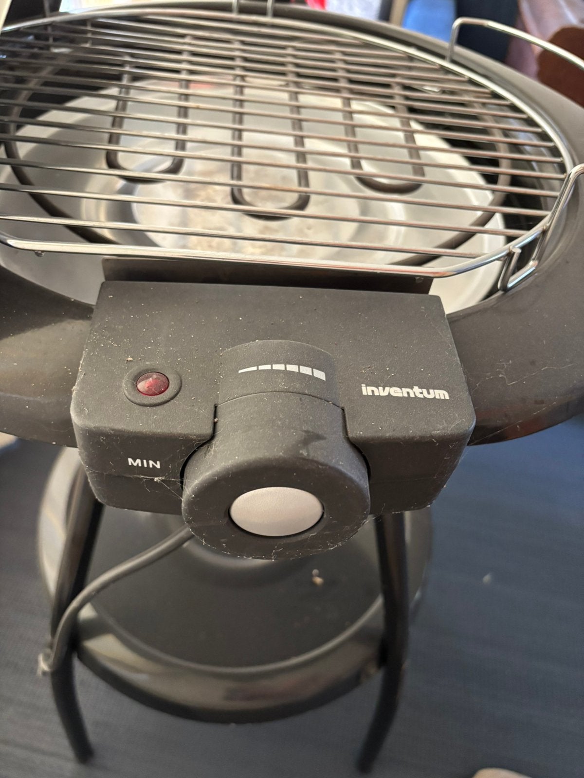 Inventum electrische BBQ, Ophalen of Verzenden, Zo goed als nieuw