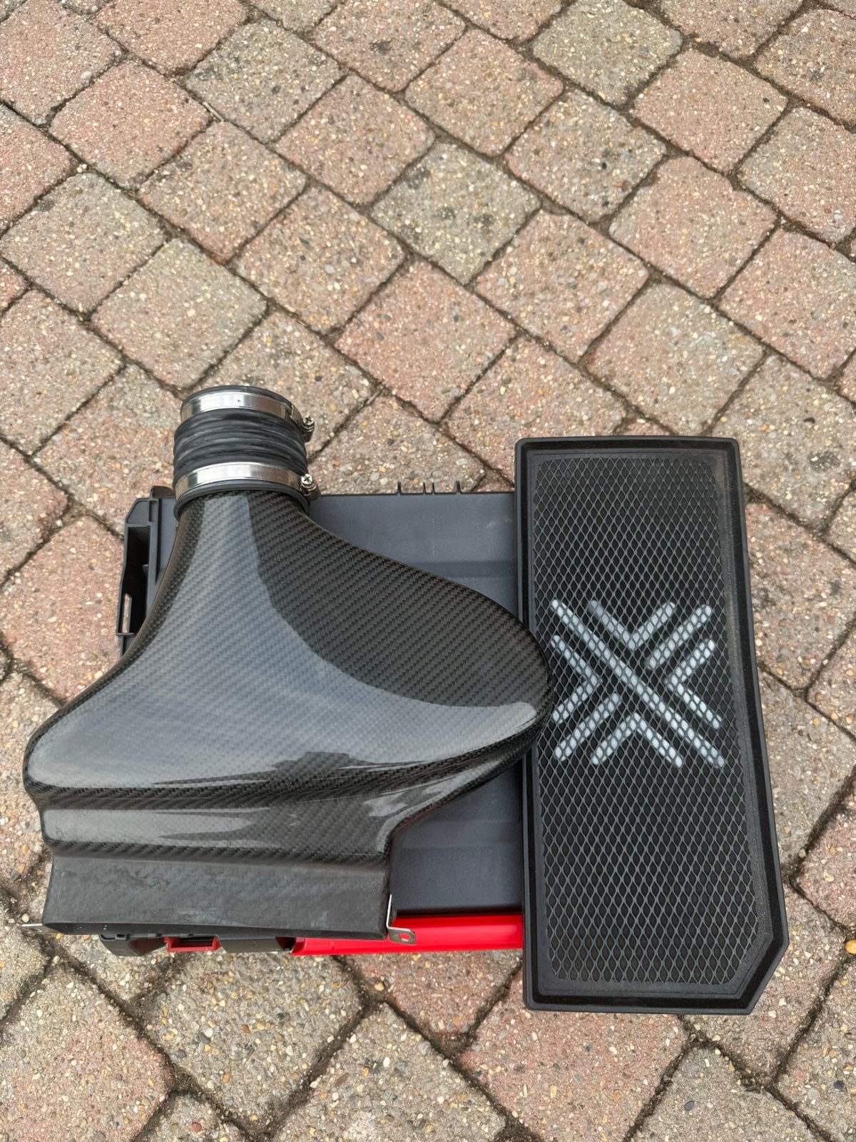Carbon cold air intake golf 5 gti golf 6r, Auto-onderdelen, Ophalen of Verzenden, Nieuw