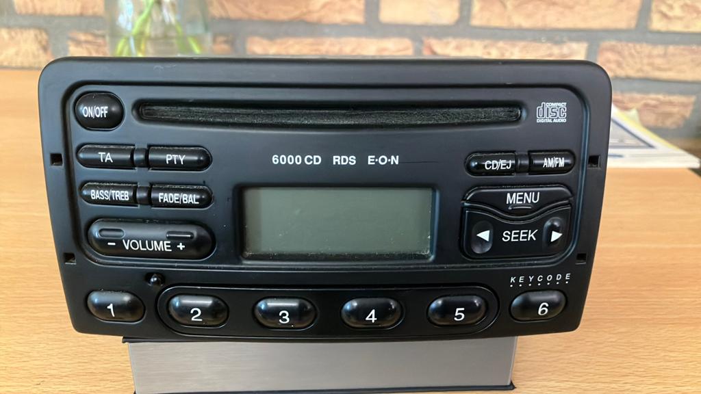 Ford 6000 CD RDS E-O-N Autoradio met Keycode, Ophalen of Verzenden, Gebruikt