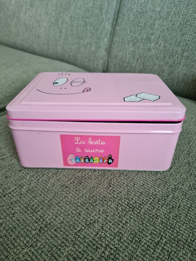 Barbapapa koekblik koektrommel koek blik trommel, Verzamelen, Blikken, Ophalen of Verzenden, Zo goed als nieuw, Koek(jes), Overige merken