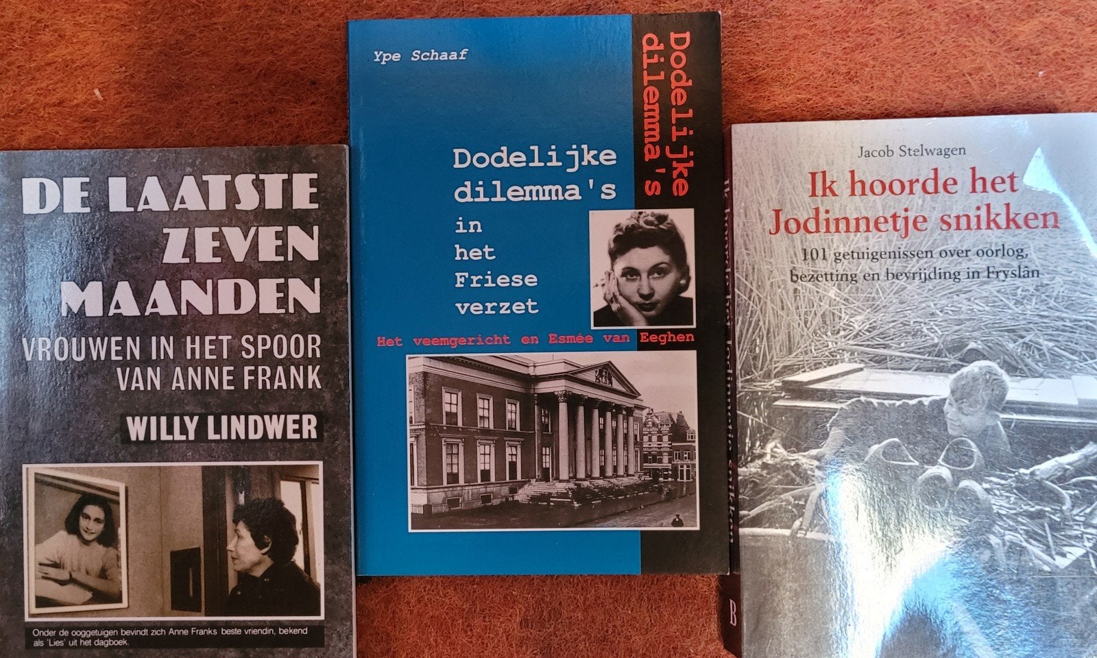 3 oorlogs en verzetsboeken samen 6.00. waargebeurd WOII, Ophalen of Verzenden, Tweede Wereldoorlog, Gelezen