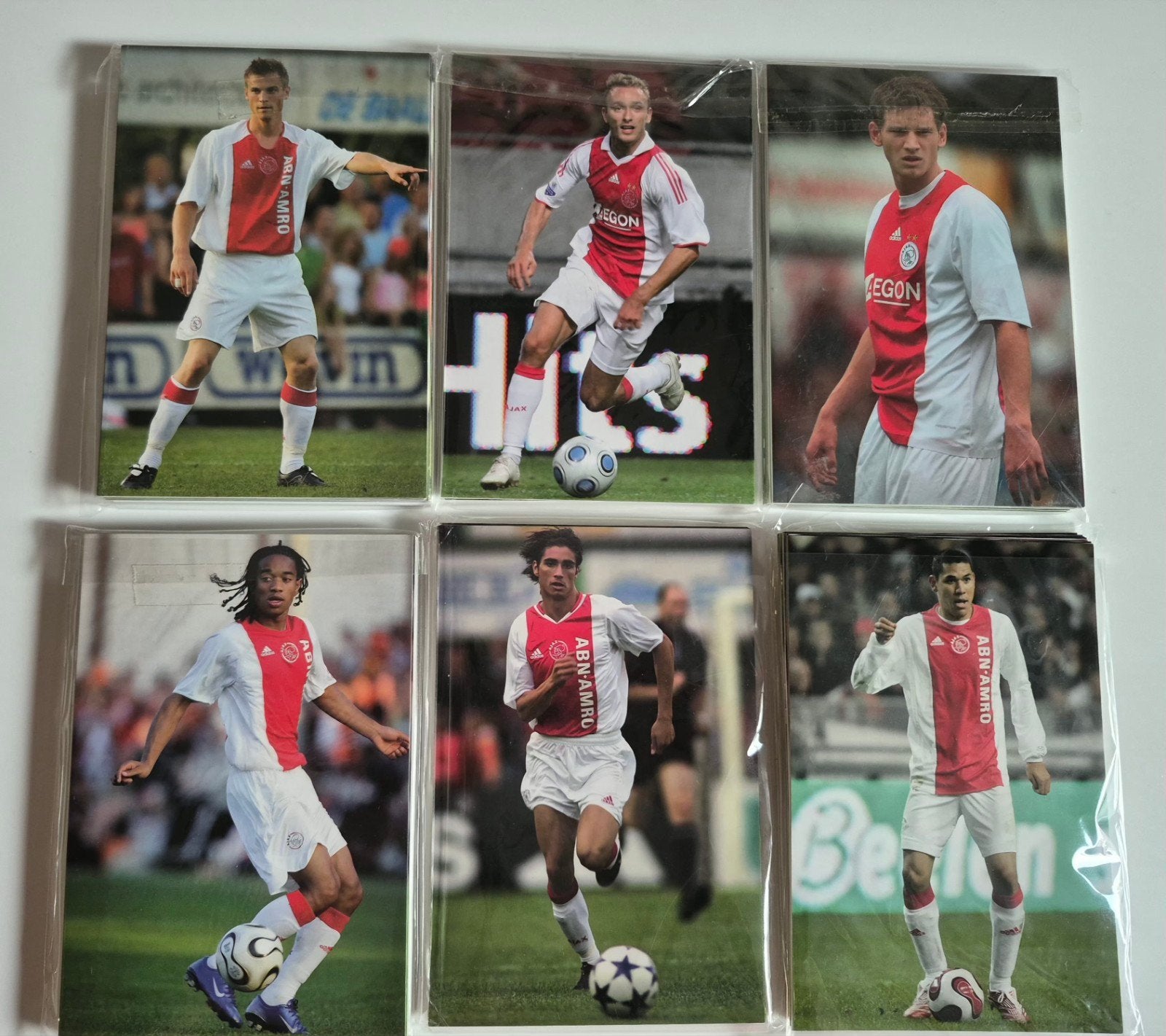 ajax 6x seizoen spelers setjes kaarten  nieuw, Ophalen of Verzenden, Ajax