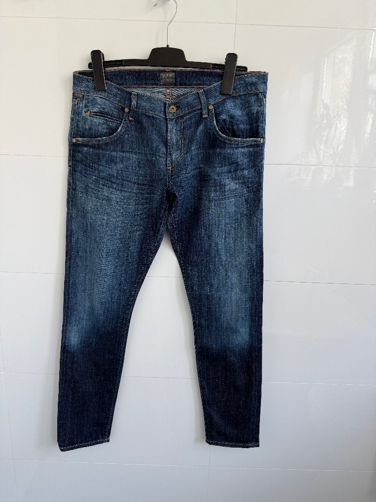 Spijkerbroek blauw Citizens maat 30, Ophalen, Blauw, Zo goed als nieuw, W30 - W32 (confectie 38/40)