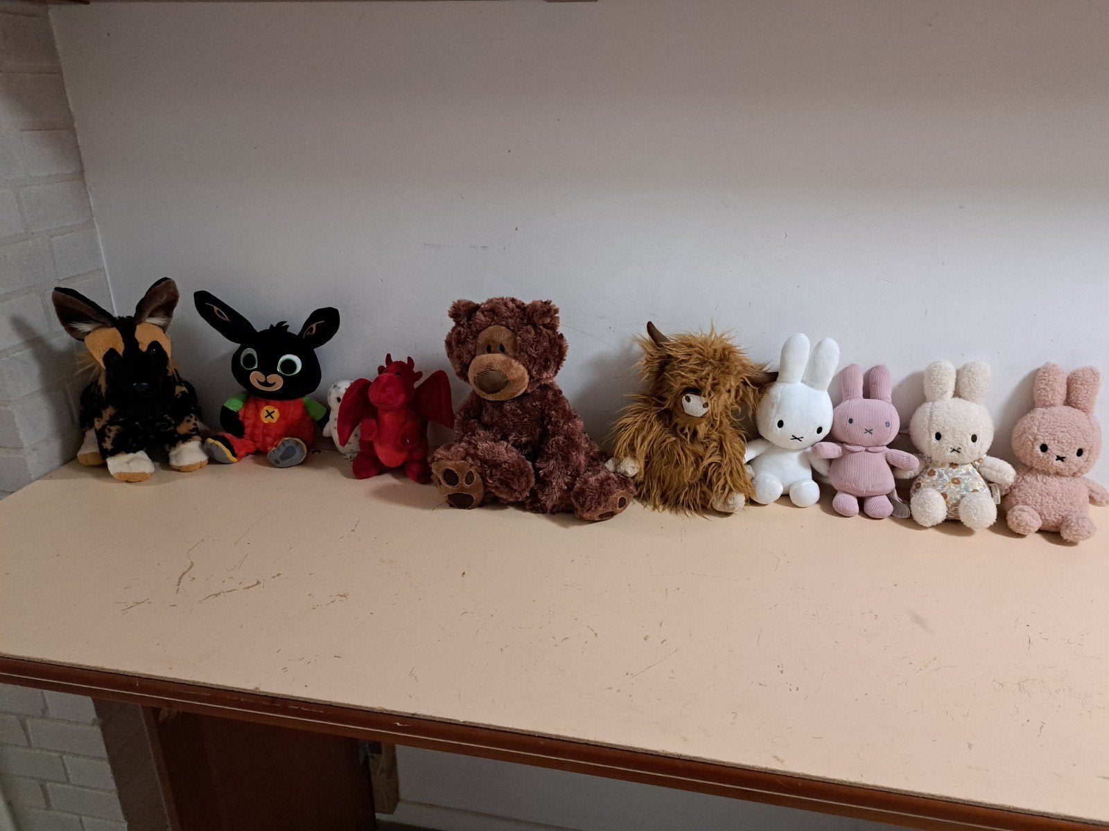 10 knuffels in zrer goede staat, Ophalen