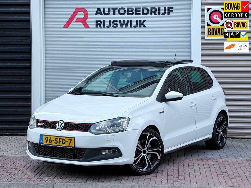 Volkswagen Polo 1.4 TSI GTI Panoramadak/Spotify, Auto's, Volkswagen, Euro 5, 4 cilinders, Wit, Origineel Nederlands
