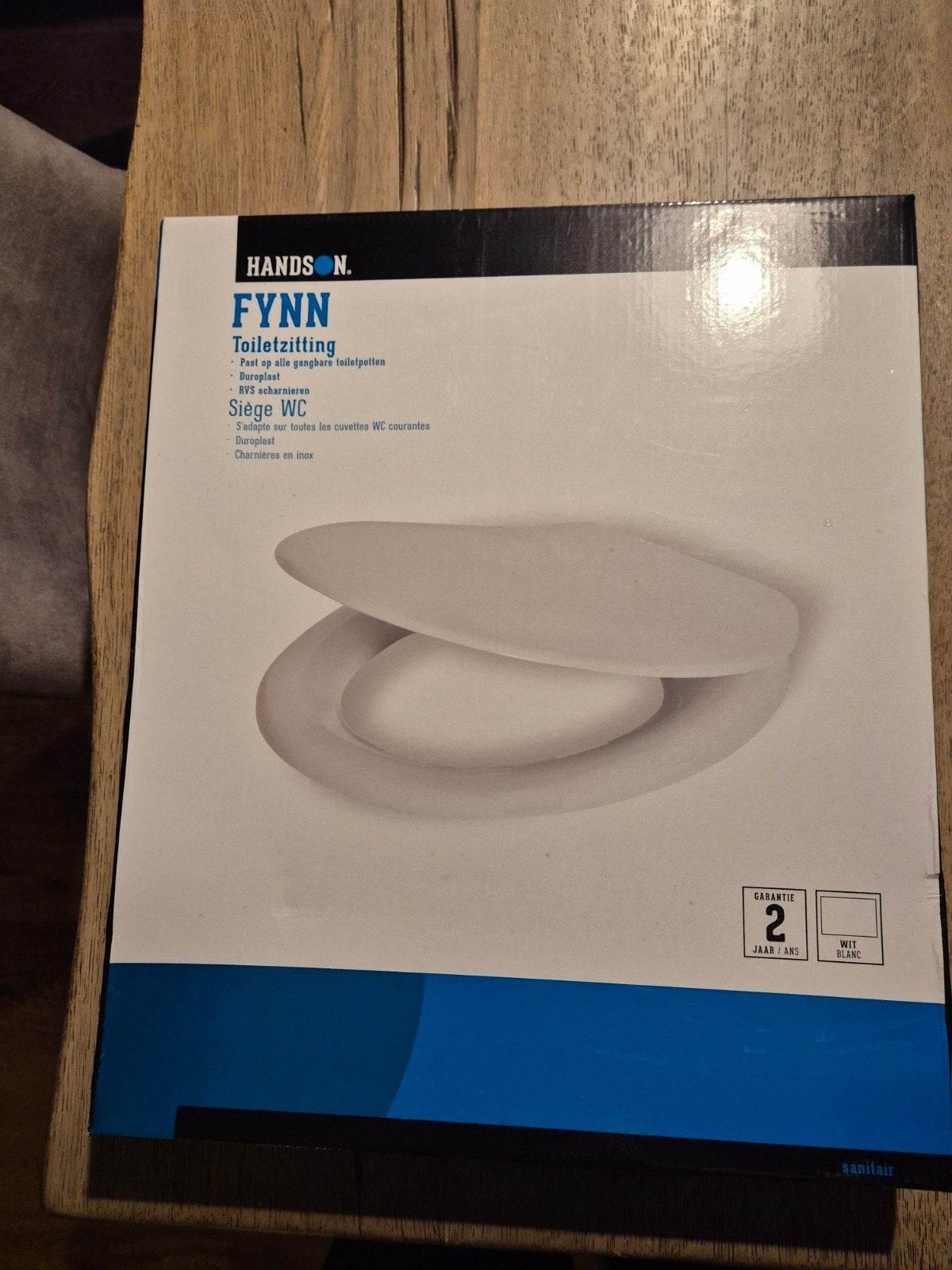 FYNN Toiletzitting - Wit - Nieuw in doos, Ophalen, Nieuw, Toilet