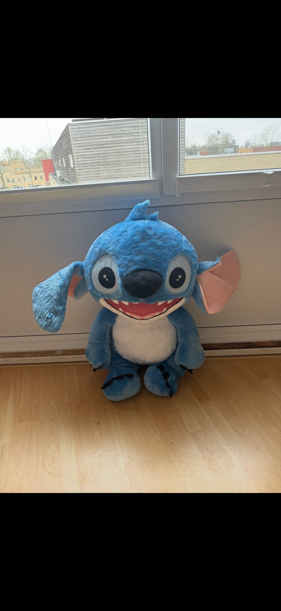 Grote Disney Stitch Knuffel - Zo goed als nieuw, Ophalen, Disney, Overige typen, Blauw