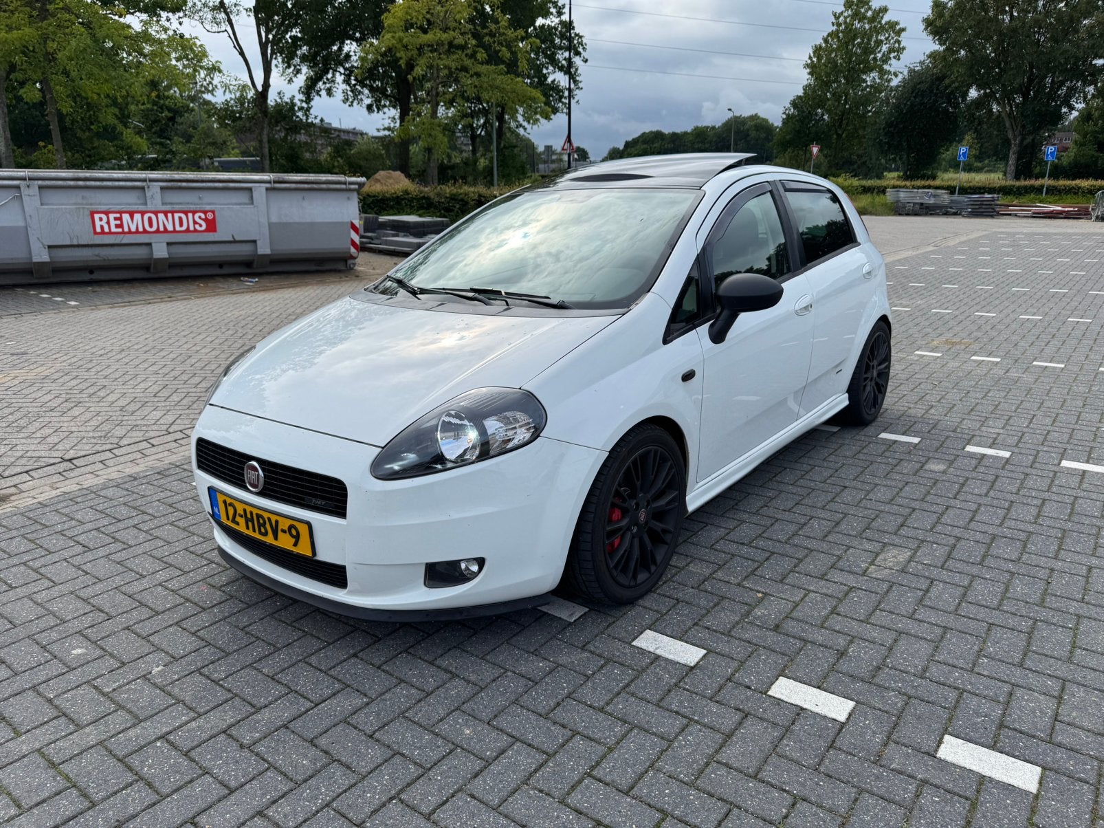 Fiat Punto 1.4 16V Turbo 5DR 2008 Wit 250pk, Voorwielaandrijving, 15 km/l, 1145 kg, 4 cilinders