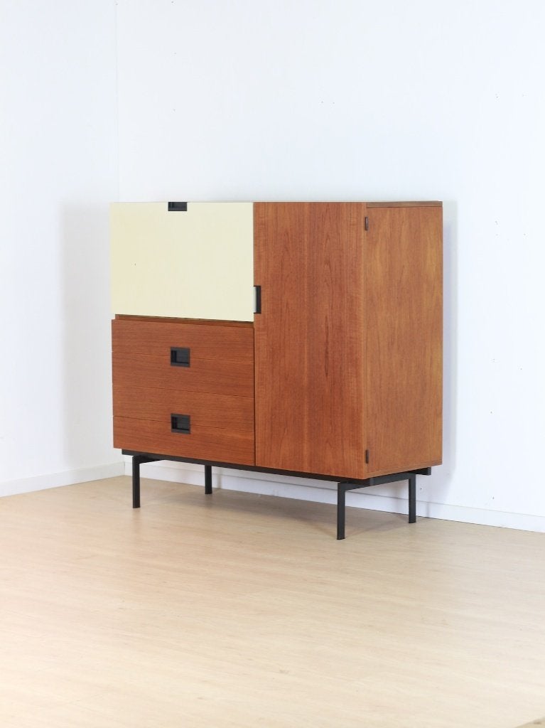 vintage Kast model CU01 – Cees Braakman, Pastoe, Ophalen, Gebruikt, Vintage, 50 tot 100 cm
