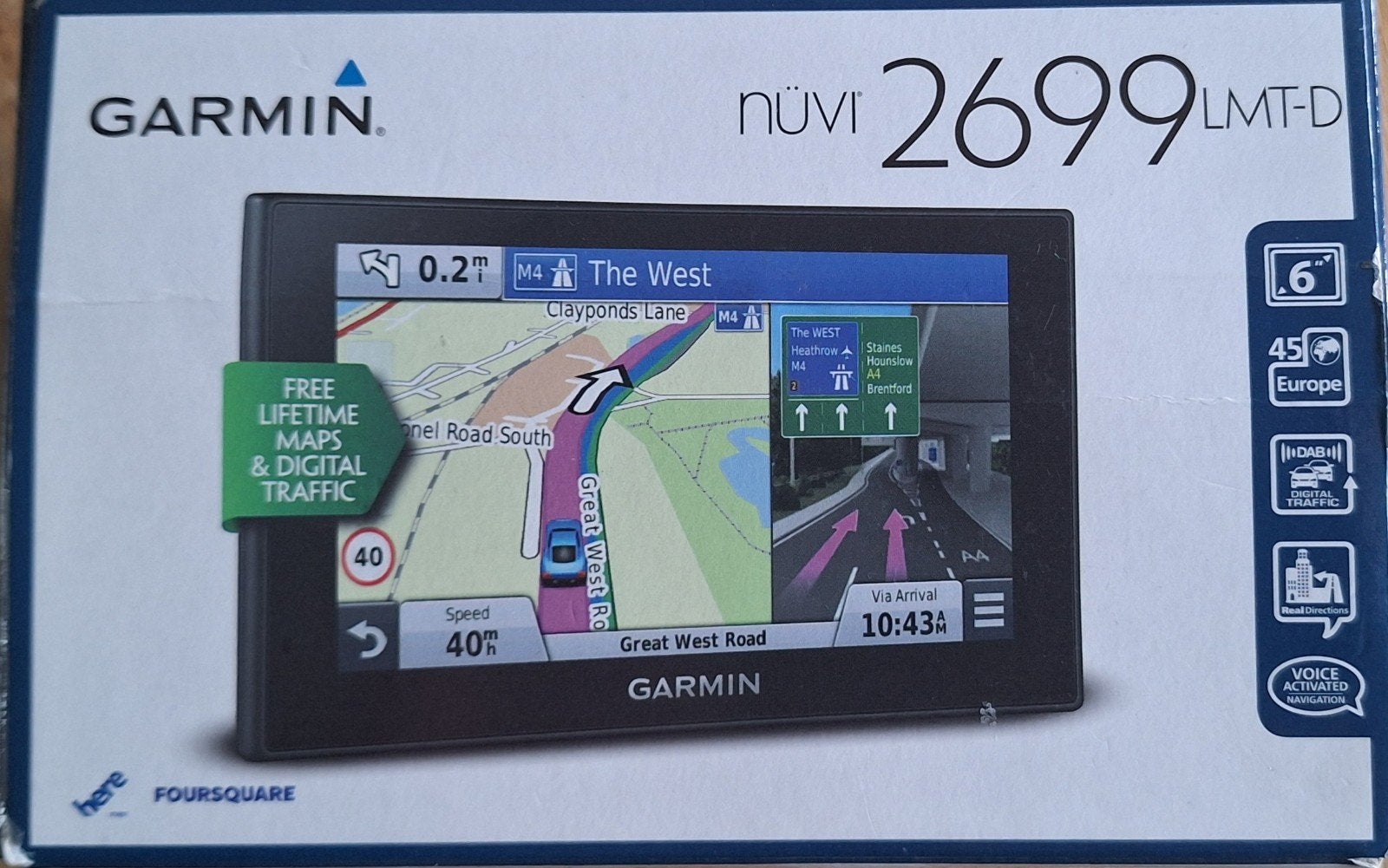Garmin nüvi 2699LMT-D Navigatiesysteem met Lifetime Maps, Ophalen of Verzenden, Gebruikt