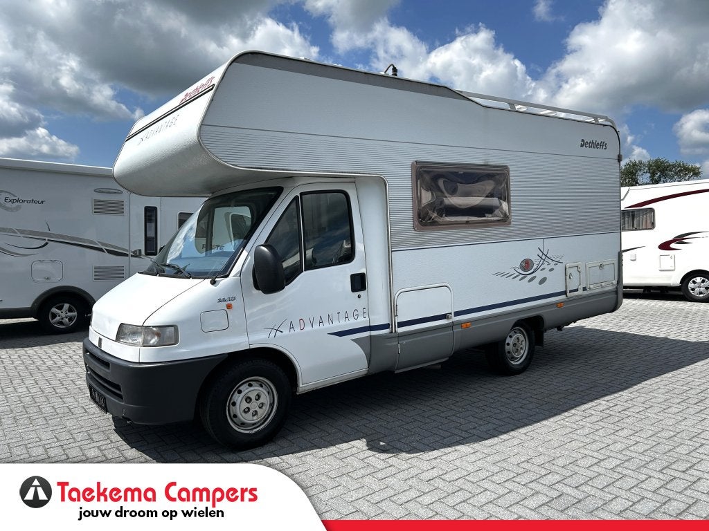Dethleffs Advantage Stapelbed/Alkoof/2001/6.10M/143.000KM, Caravans en Kamperen, Alkoof, Fiat, 6 tot 7 meter, Bedrijf