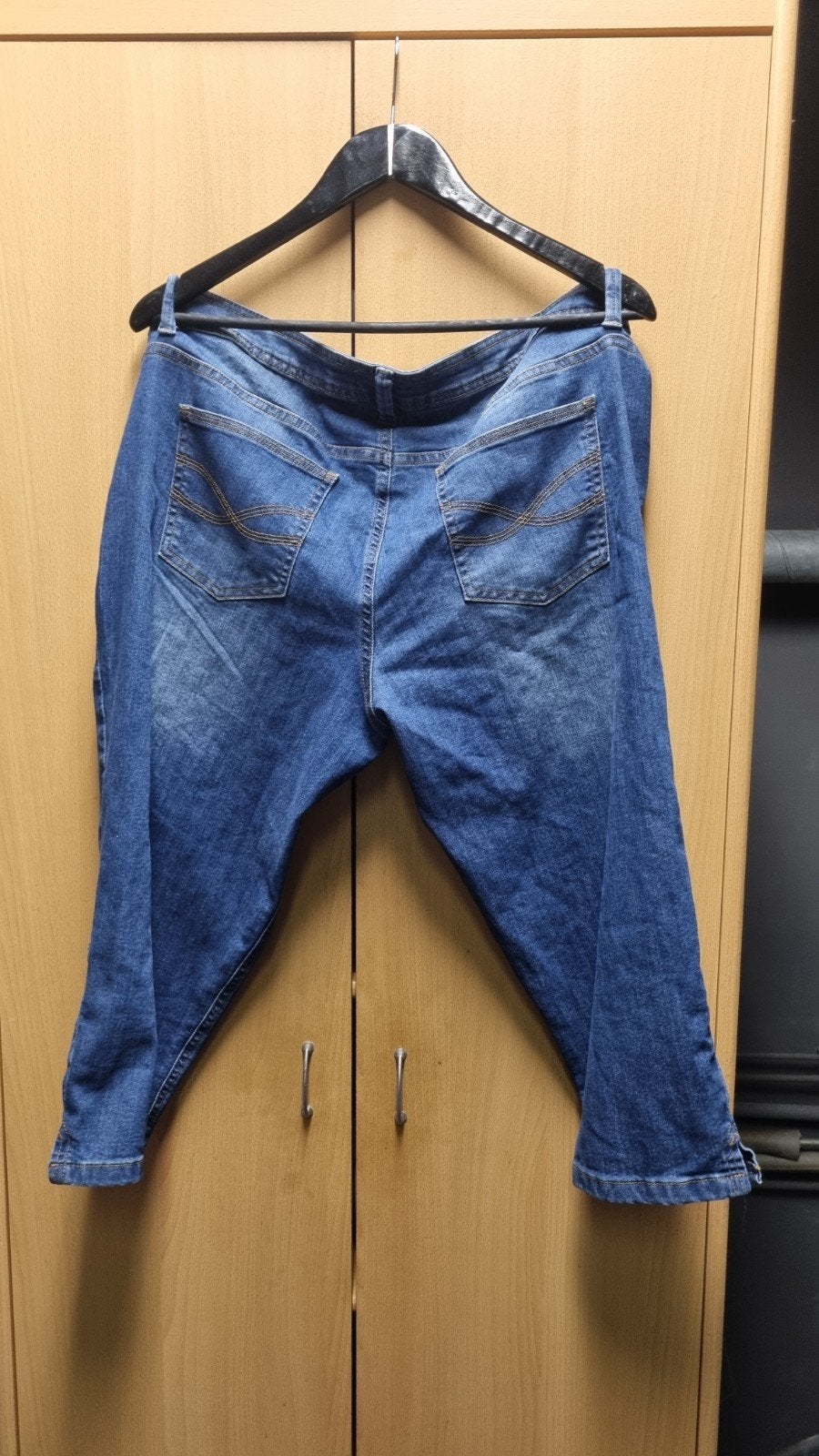 Leuke 3/4 spijkerbroek Bonprix maat 46, Kleding | Dames, Bonprix, Blauw, Overige jeansmaten, Ophalen of Verzenden