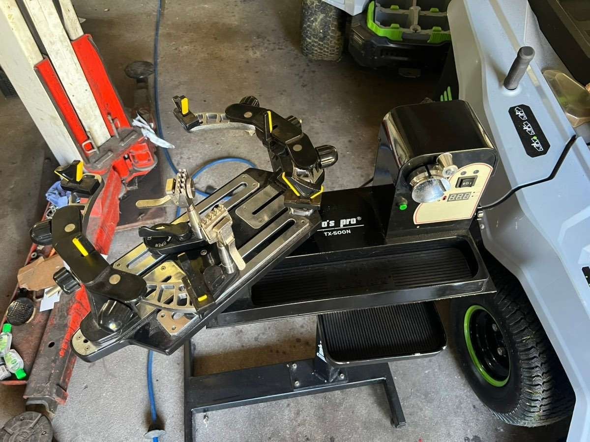Pros Pro TX-500N bespanmachine voor tennisrackets., Sport en Fitness, Ophalen of Verzenden, Gebruikt