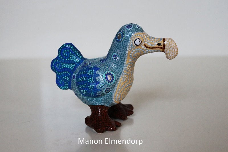 100% Handgemaakt Beeldje Dodo / Vogel Kunst Nieuw, Antiek en Kunst, Minder dan 20 cm, Handgemaakt, Ophalen of Verzenden, Overige materialen