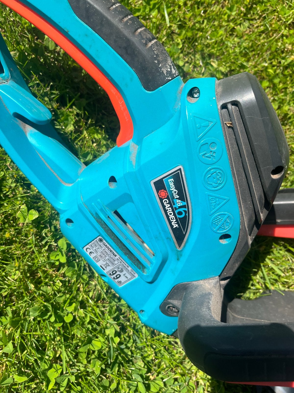 Gardena EasyCut 46 elektrische heggenschaar, Ophalen of Verzenden, Zo goed als nieuw, Elektrisch