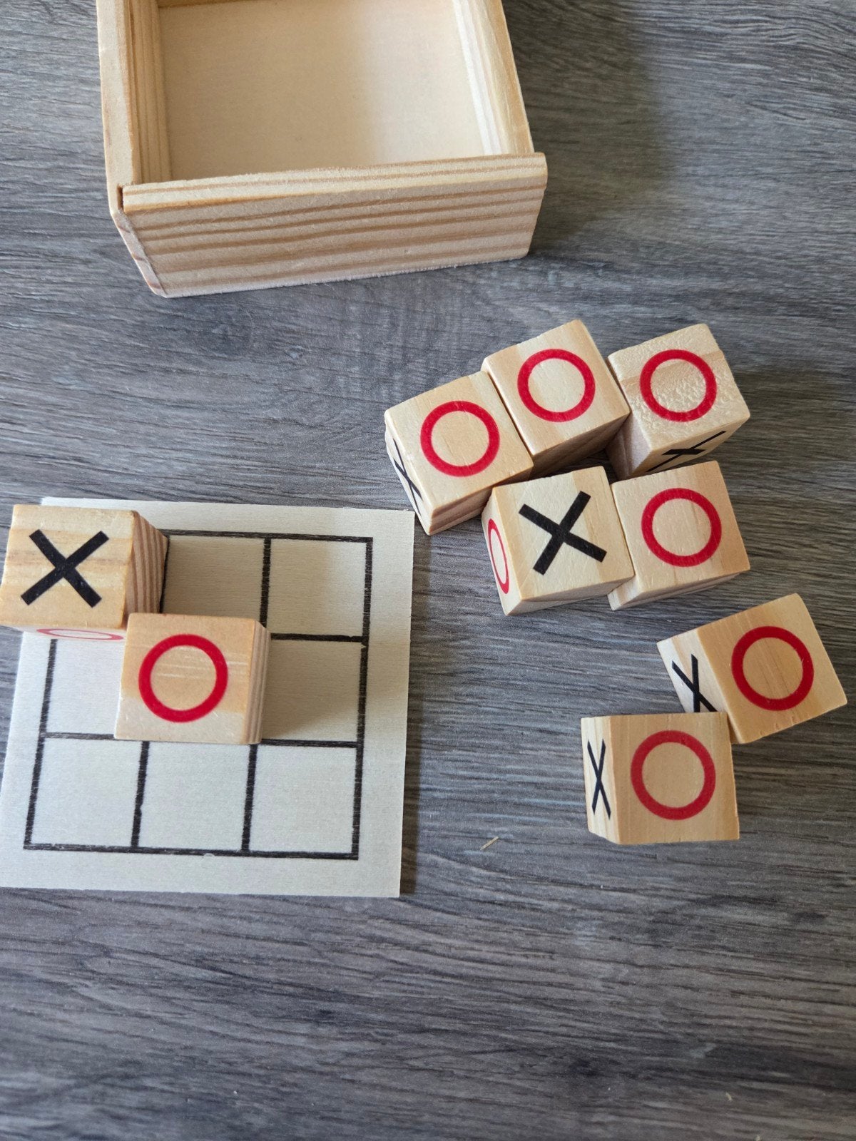 Houten spel: drie op een rij, Ophalen of Verzenden, Nieuw