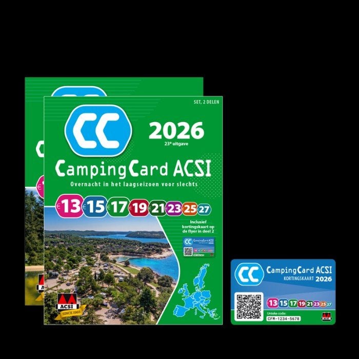 ASCI Camping Card deel 1 + 2, Ophalen of Verzenden, Nieuw