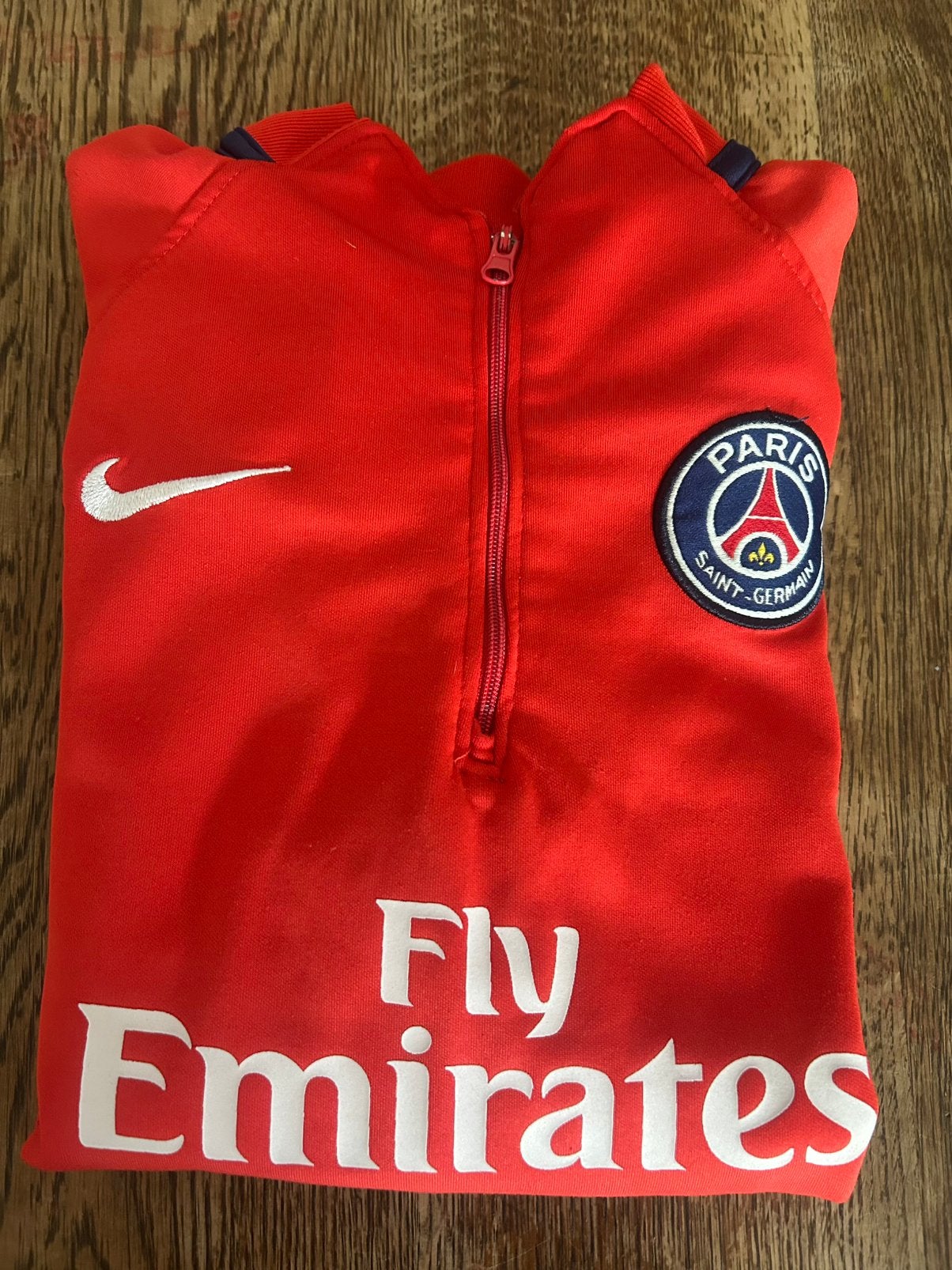 Nike trainingsjack Paris Saint-Germain, Ophalen of Verzenden, Zo goed als nieuw, Trui of Vest