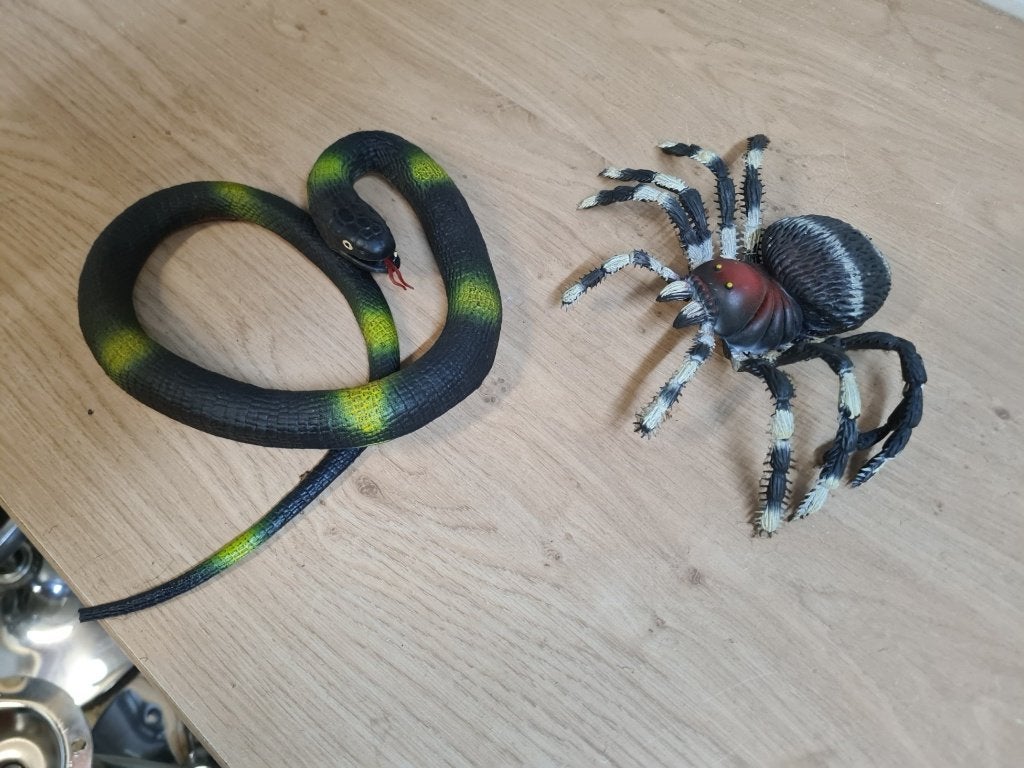 Speelgoed figuren - Slang & spin, Ophalen of Verzenden, Zo goed als nieuw