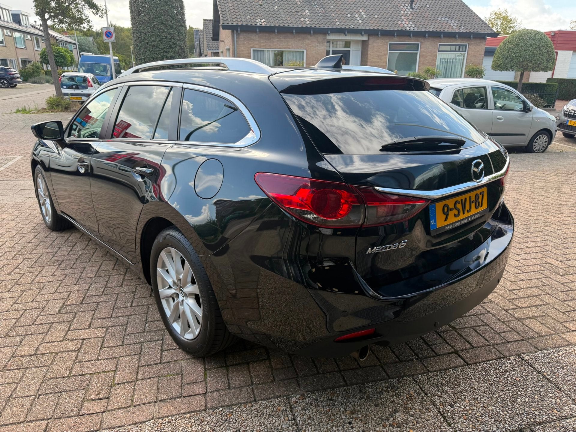 Mazda 6 Sportbreak 2.0 Red Dot Edition|Navi|Stoel Verwarming, Auto's, Voorwielaandrijving, Stof, 6 sportbreak, Zwart