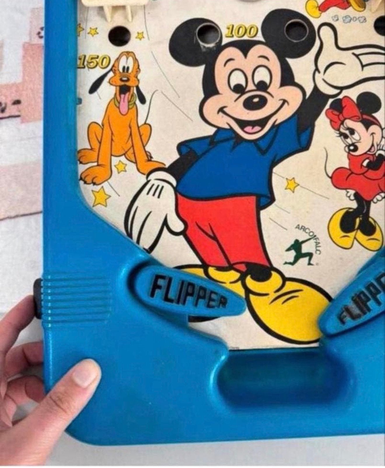 Walt Disney 1960-1970 vintage Flipperspel Flipperkast Mickey, Mechanisch, M, Ophalen of Verzenden, Zo goed als nieuw