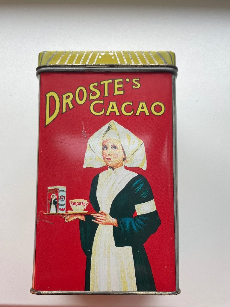 Droste blikje, Verzamelen, Ophalen of Verzenden, Gebruikt, Overige, Droste