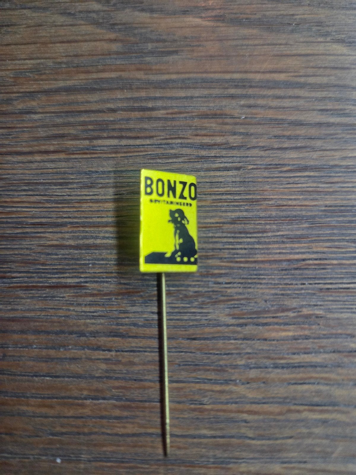 Vintage Bonzo de Hond Speldje - Zeldzaam verzamelobject, Verzamelen, Ophalen of Verzenden, Gebruikt, Figuurtje, Speldje of Pin