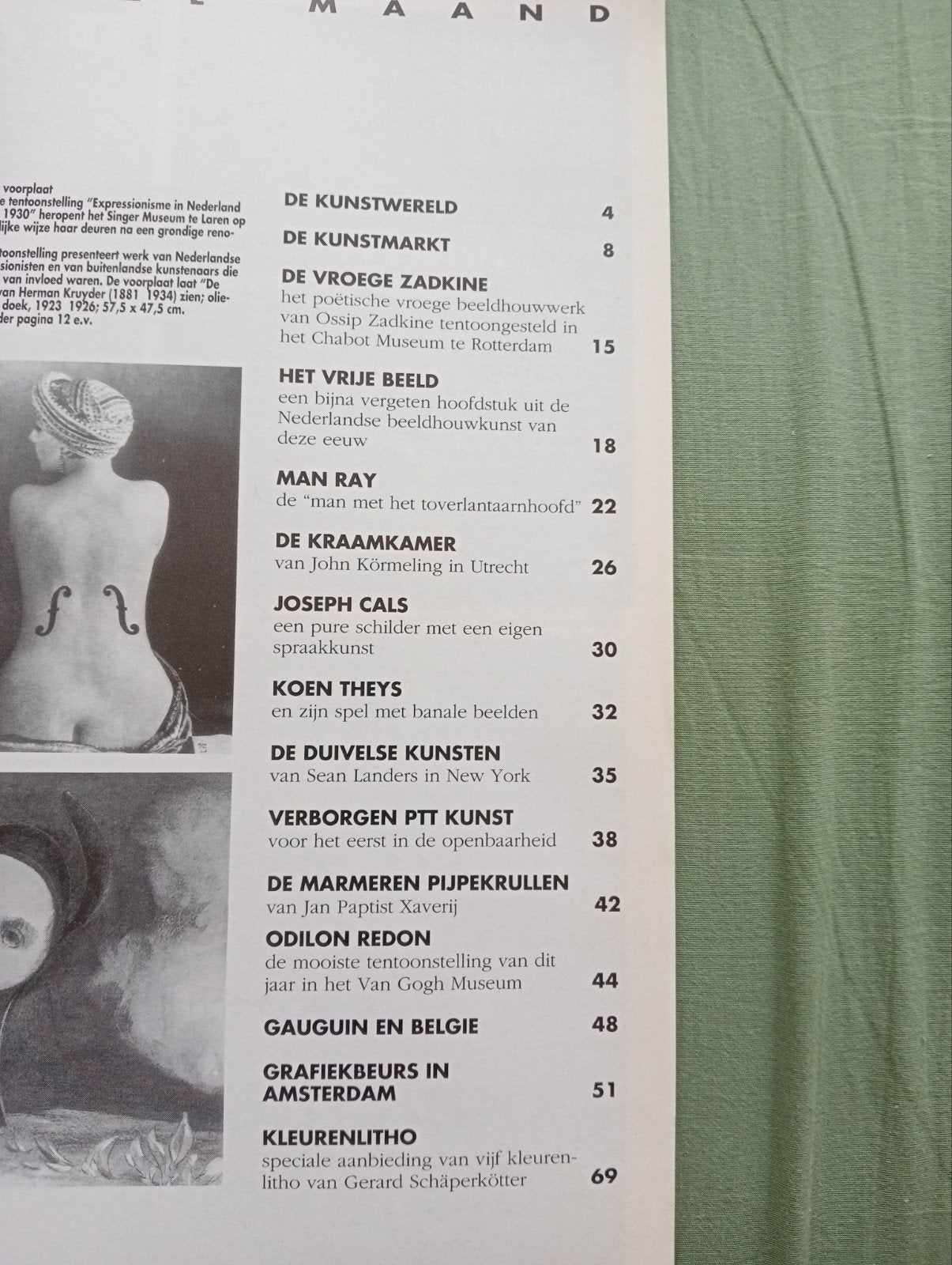 Kunstbeeld Tijdschrift 11/1994 - Nederland en Expressionisme, Ophalen of Verzenden, Gelezen, Overige onderwerpen, Diverse auteurs